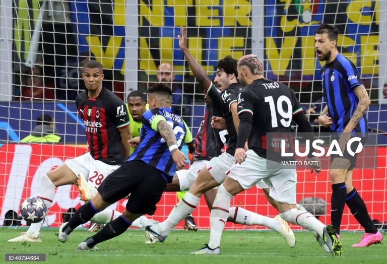 Inter Milão garantiu hoje a presença na final da Liga dos Campeões de futebol, ao vencer em casa o 'vizinho' AC Milan, por 1-0, na segunda mão das meias-finais.