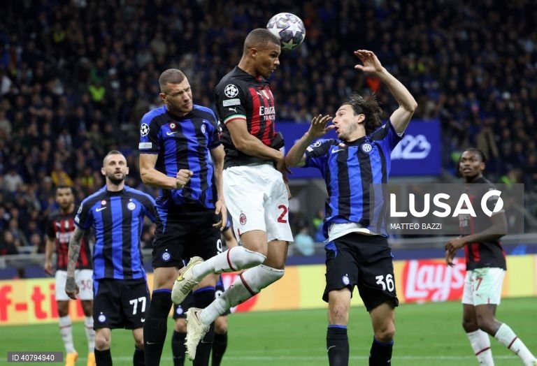 Inter Milão garantiu hoje a presença na final da Liga dos Campeões de futebol, ao vencer em casa o 'vizinho' AC Milan, por 1-0, na segunda mão das meias-finais.