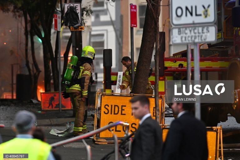 Austrália: incêndio destrói edifício no centro de Sydney