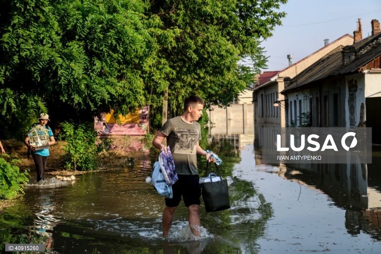 Ucrânia: destruição da barragem de Nova Kakhovka no rio Dnipro causa inundações e coloca em risco milhares de pessoas