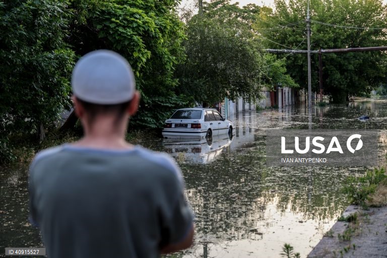 Ucrânia: destruição da barragem de Nova Kakhovka no rio Dnipro causa inundações e coloca em risco milhares de pessoas