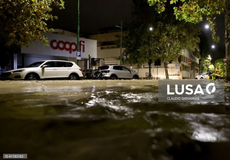 Cheias no Norte de Itália