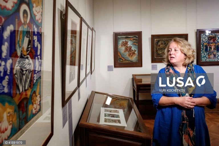 Exposição "Heróis e Contemporâneos da Idade da Prata" na Galeria Tretyakov em Moscovo.