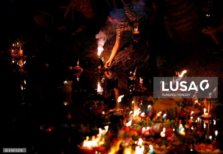 Tailândia: Festival Loy Krathong em Banguecoque