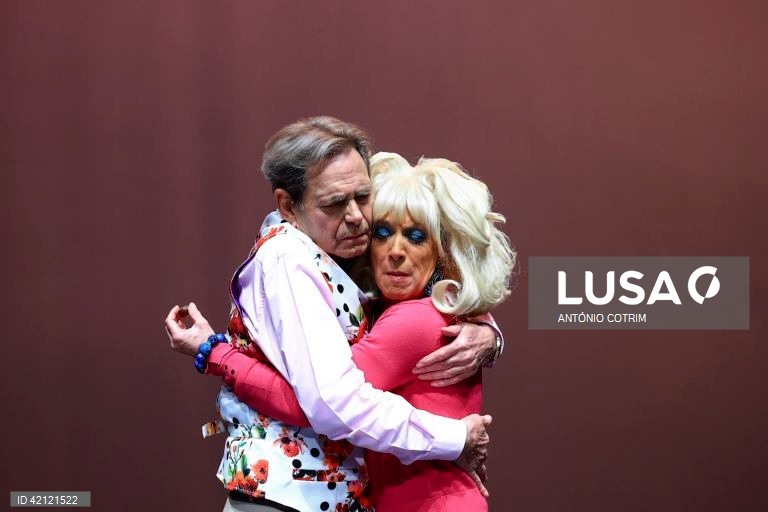 Ensaio de imprensa da peça "Definitivamente as Bahamas" de Martin Crimp, com encenação de Ricardo Neves-Neves e interpretação de Custódia Gallego, Marques D’Arede e Cristina Gayoso Rey, numa produção Teatro do Elétrico. A peça é apresentada dia 19 de janeiro no Cineteatro Louletano, em Loulé,  em Loures, 10 de janeiro de 2024. ANTÓNIO COTRIM/LUSA