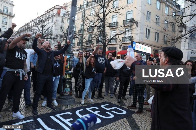 Lisboa: Manifestação contra imigração e "Contra a Islamização da Europa”.