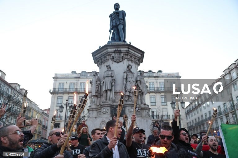 Lisboa: Manifestação contra imigração e "Contra a Islamização da Europa”.