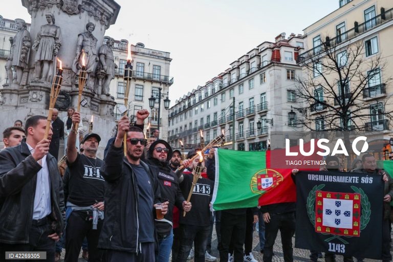 Lisboa: Manifestação contra imigração e "Contra a Islamização da Europa”.