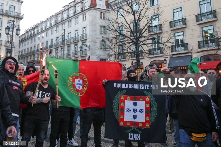 Lisboa: Manifestação contra imigração e "Contra a Islamização da Europa”.