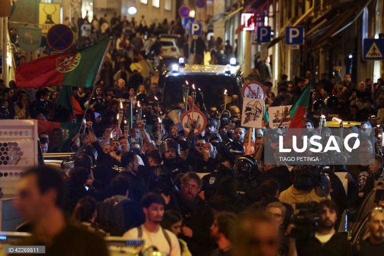 Lisboa: Manifestação contra imigração e "Contra a Islamização da Europa”.
