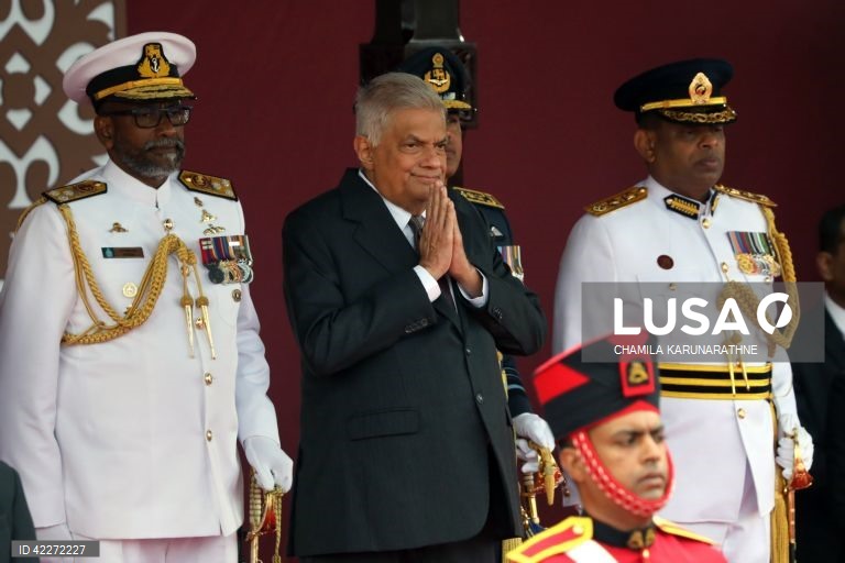 Sri Lanka: Desfile do 76º Dia da Independência 