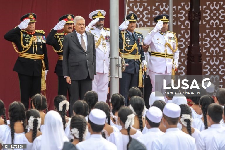 Sri Lanka: Desfile do 76º Dia da Independência 