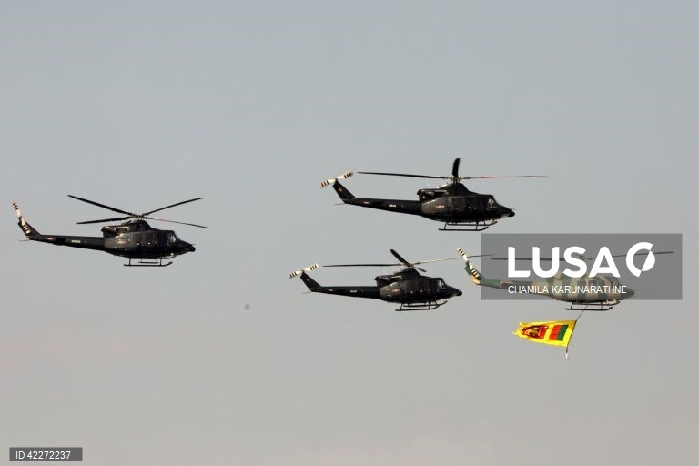 Sri Lanka: Desfile do 76º Dia da Independência 