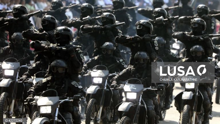 Sri Lanka: Desfile do 76º Dia da Independência 
