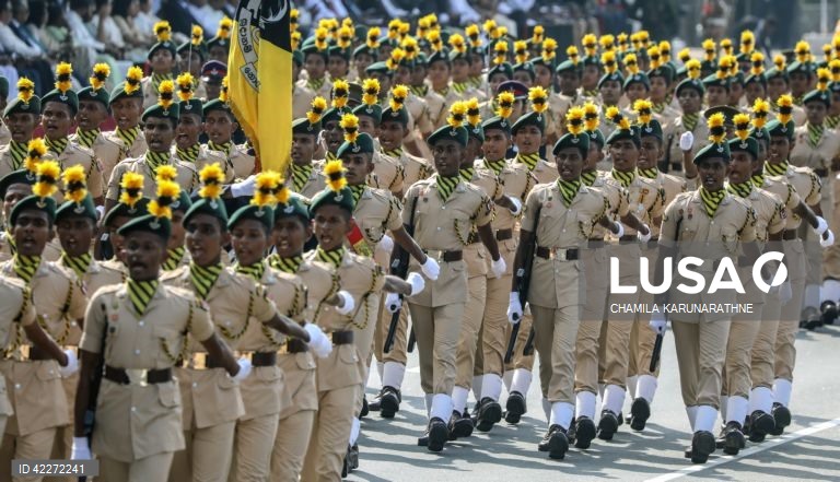 Sri Lanka: Desfile do 76º Dia da Independência 