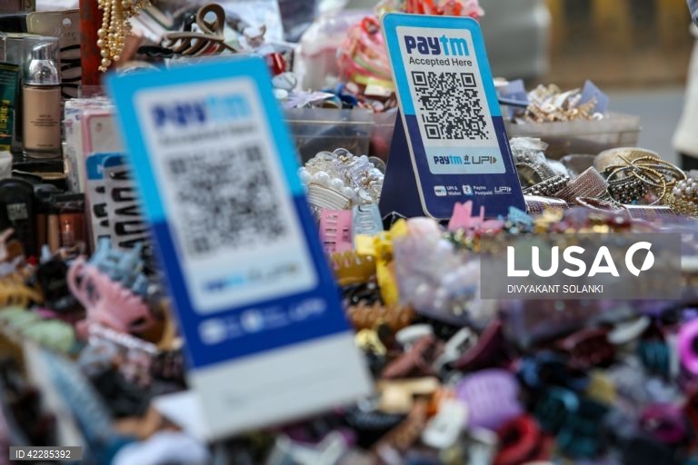 Índia: Mercado de rua de Mumbai