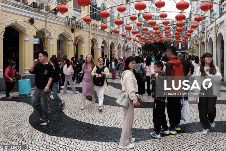 Preparativos para o Ano Novo Chinês em Macau