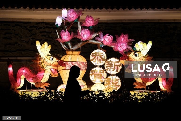 Preparativos para o Ano Novo Chinês em Macau