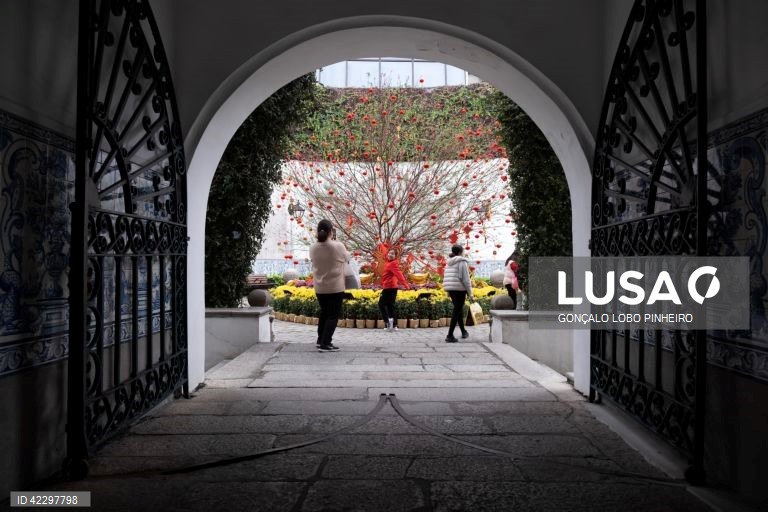 Preparativos para o Ano Novo Chinês em Macau