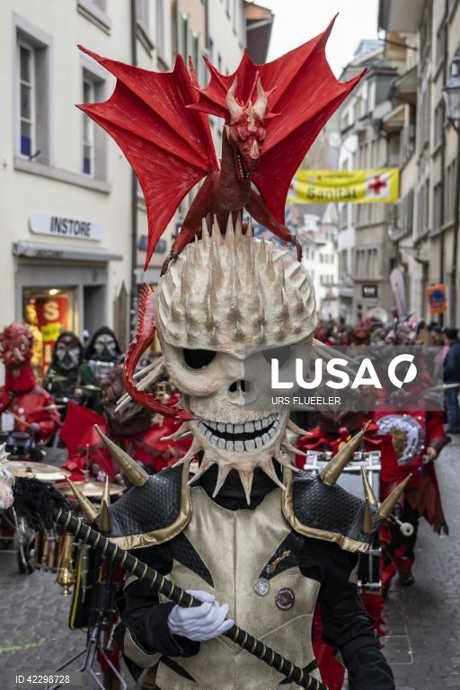Início do carnaval em Lucerna