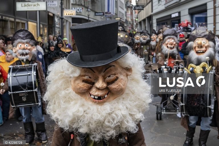 Início do carnaval em Lucerna