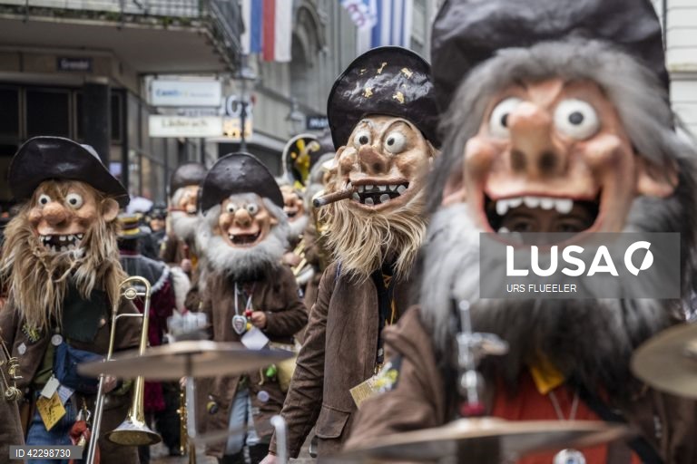 Início do carnaval em Lucerna