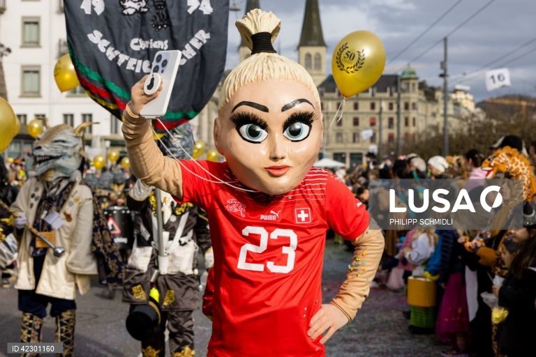 Início do carnaval em Lucerna