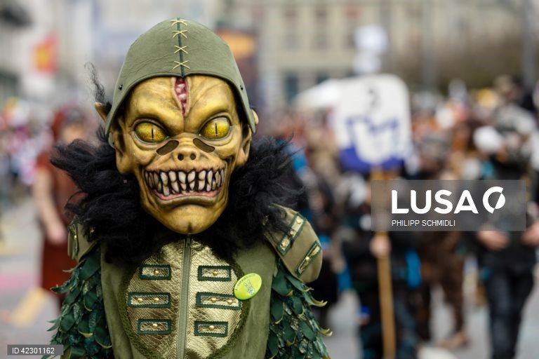 Início do carnaval em Lucerna