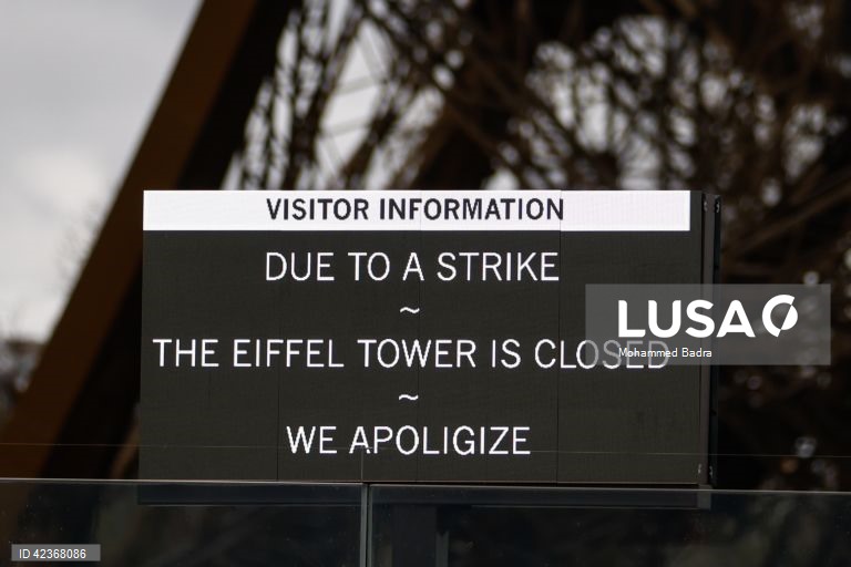 França: Torre Eiffel encerrada por greve dos trabalhadores 