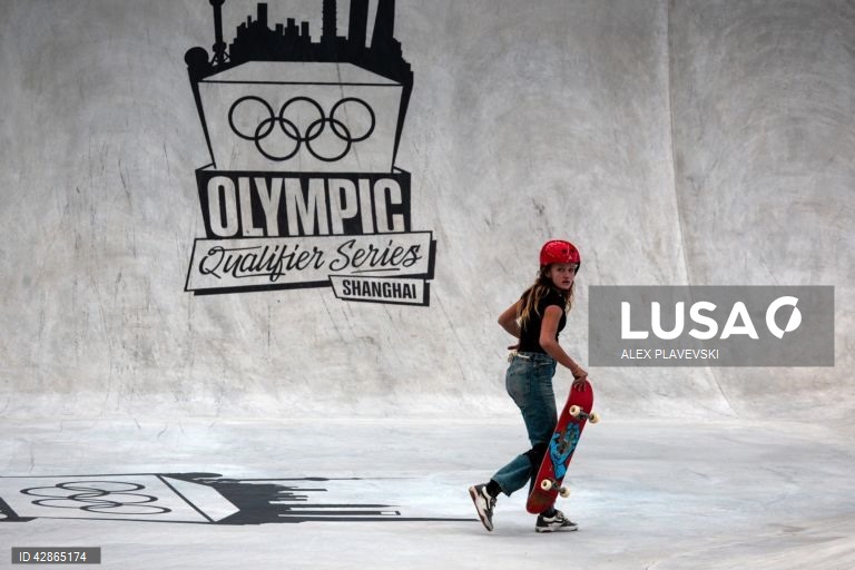 China: competição feminina de skate Xangai 2024 para os Jogos Olímpicos de Paris2024