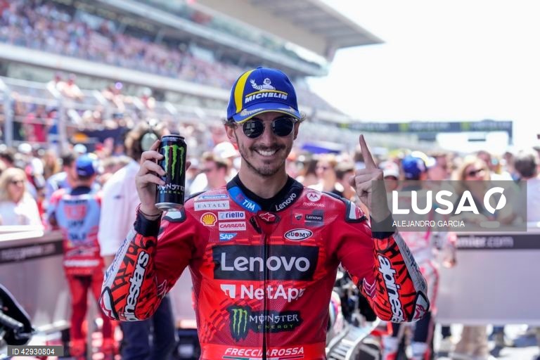 Francisco Bagnaia vence Grande Prémio de MotoGP da Catalunha