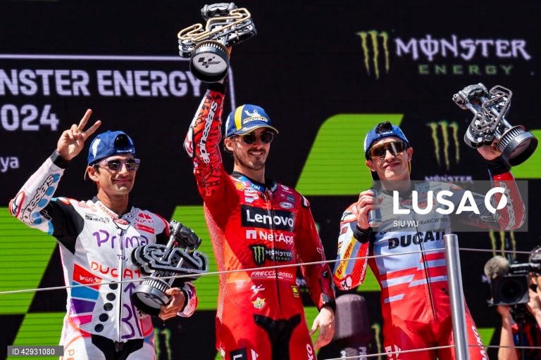 Francisco Bagnaia vence Grande Prémio de MotoGP da Catalunha