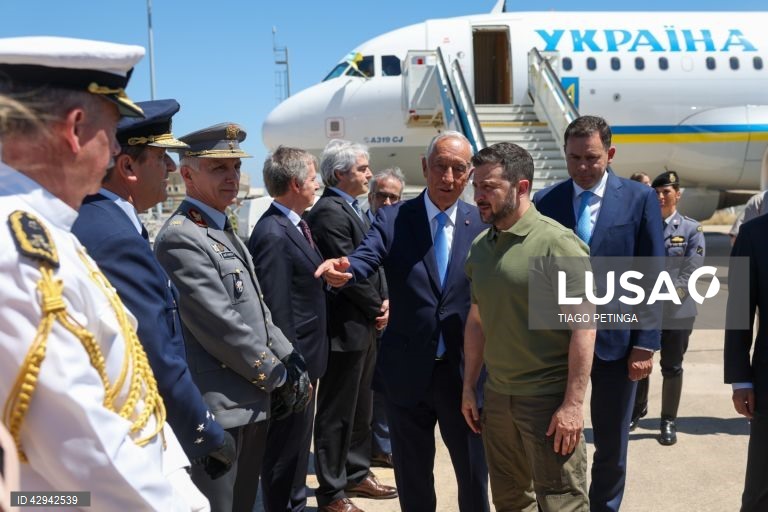 Portugal: Visita do Presidente da Ucrânia Volodymyr Zelensky 