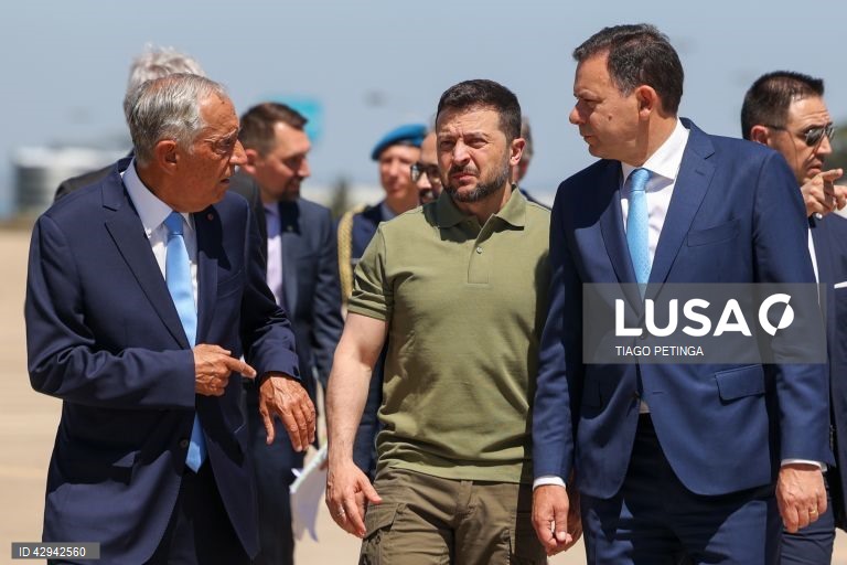 Portugal: Visita do Presidente da Ucrânia Volodymyr Zelensky 