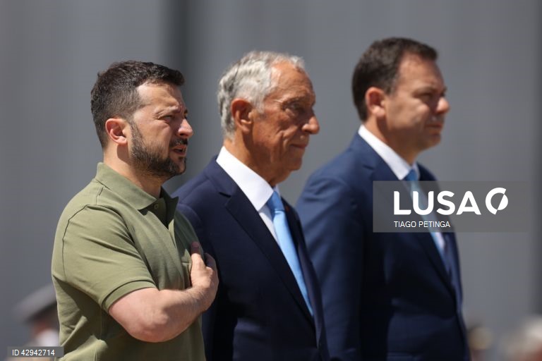 Portugal: Visita do Presidente da Ucrânia Volodymyr Zelensky 