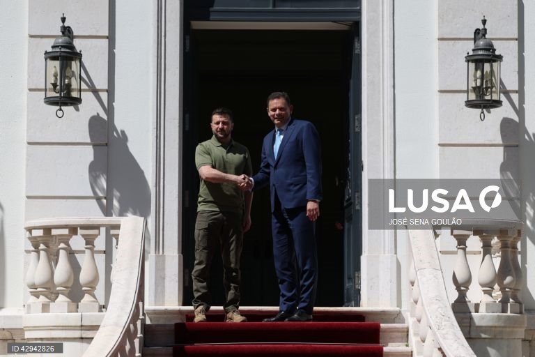 Portugal: Visita do Presidente da Ucrânia Volodymyr Zelensky 