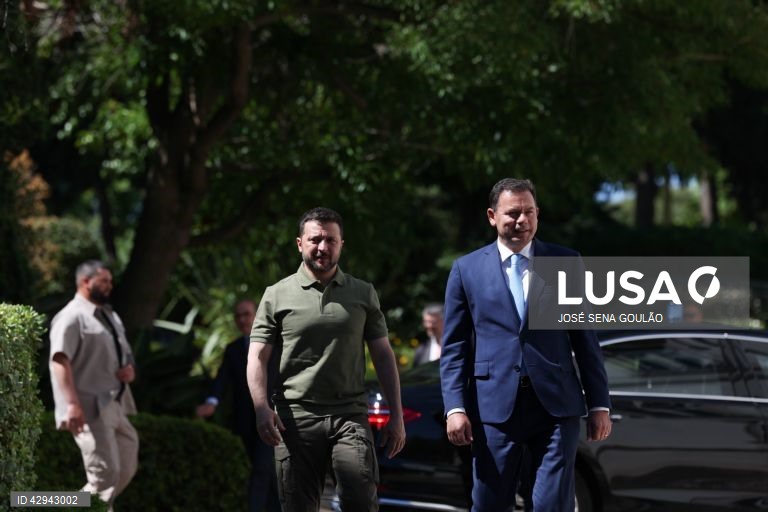 Portugal: Visita do Presidente da Ucrânia Volodymyr Zelensky 