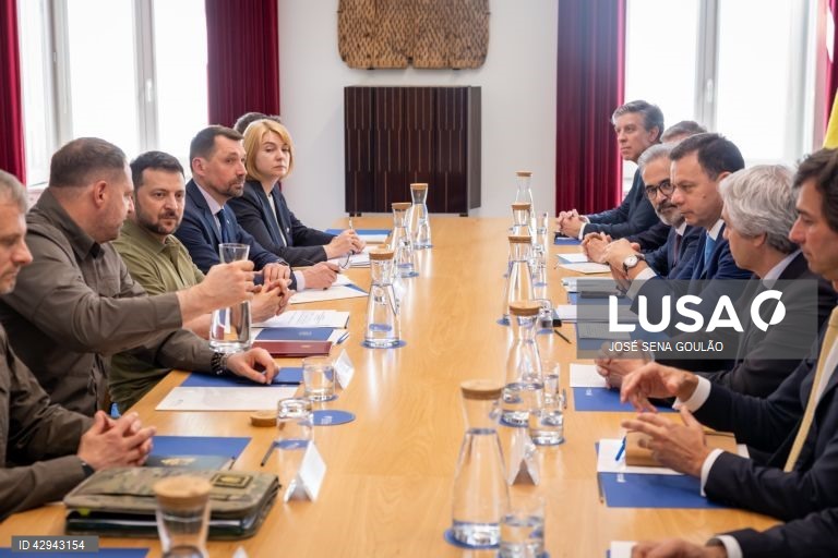 Portugal: Visita do Presidente da Ucrânia Volodymyr Zelensky 