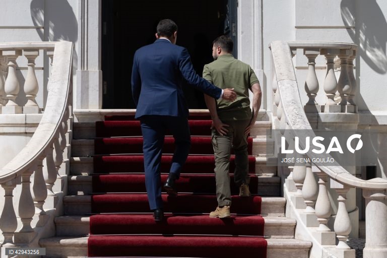 Portugal: Visita do Presidente da Ucrânia Volodymyr Zelensky 