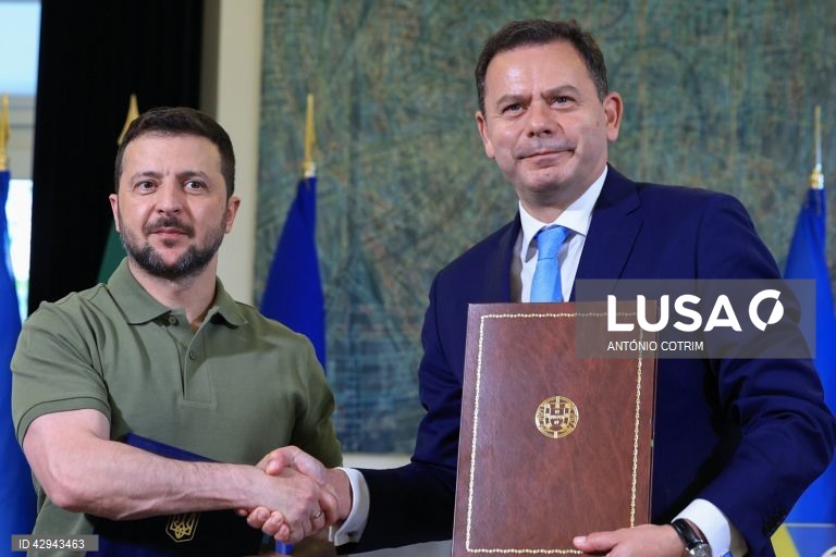 Portugal: Visita do Presidente da Ucrânia Volodymyr Zelensky 
