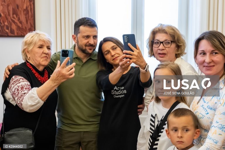 Portugal: Visita do Presidente da Ucrânia Volodymyr Zelensky 