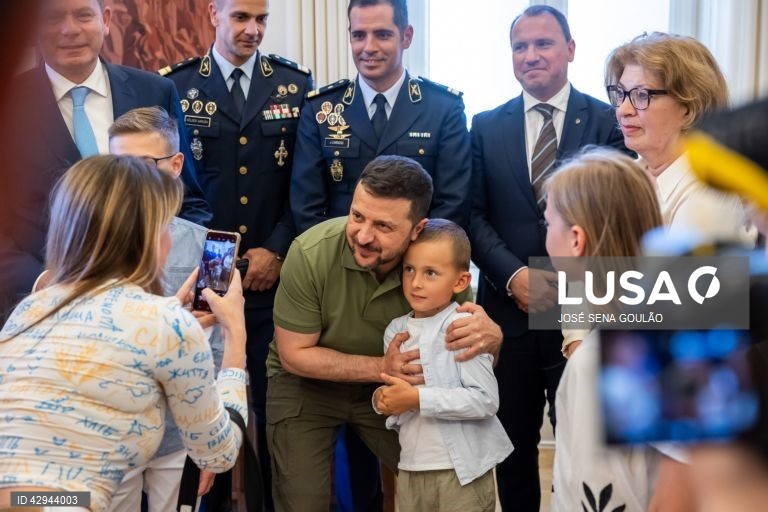 Portugal: Visita do Presidente da Ucrânia Volodymyr Zelensky 
