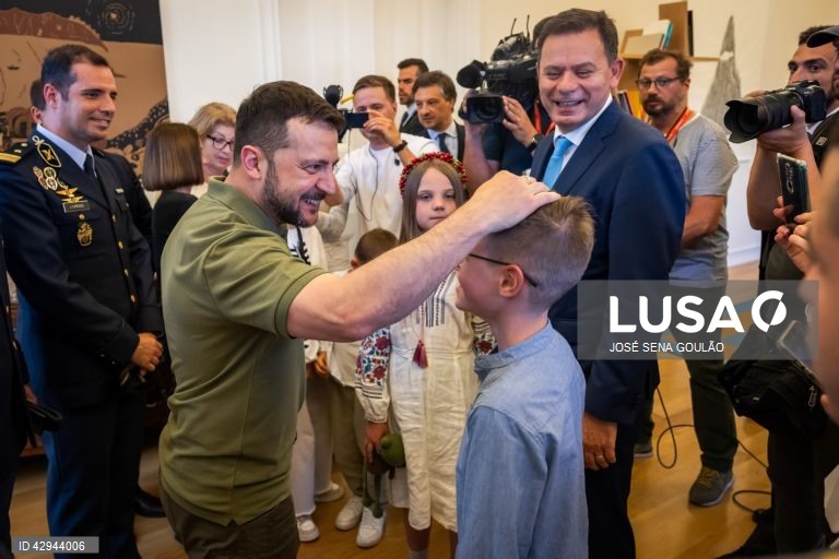 Portugal: Visita do Presidente da Ucrânia Volodymyr Zelensky 