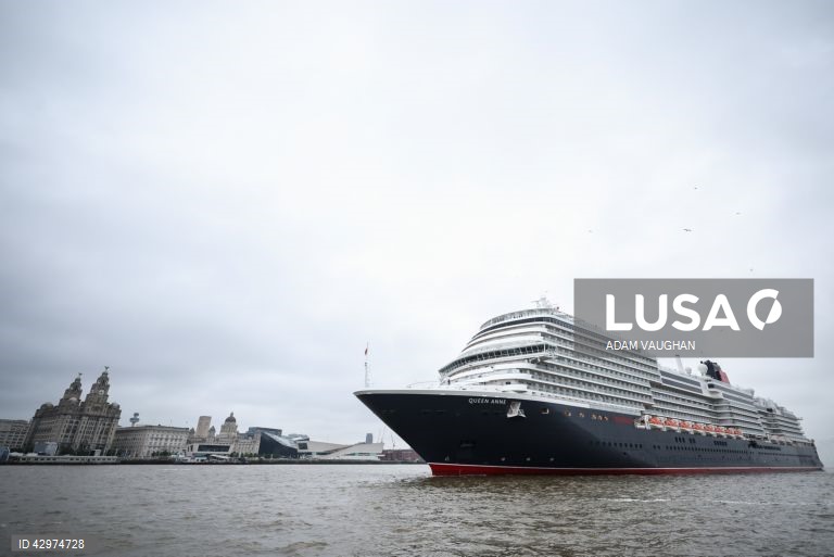 Cerimónia de atribuição do nome do novo navio de cruzeiro da Cunard, o Queen Anne