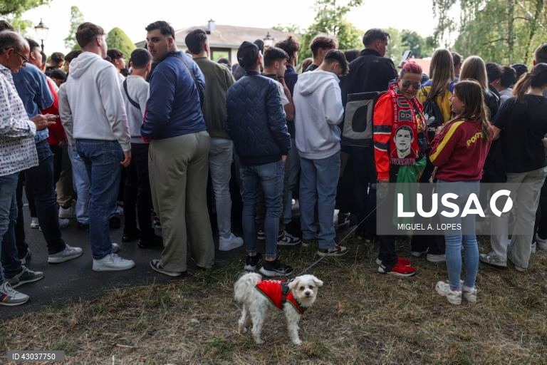 A seleção portuguesa de futebol chegou hoje a Marienfeld, na Alemanha, para a participação no Euro2024, onde foi recebido cerca de cinco mil adeptos, quase todos em êxtase com a presença de Cristiano Ronaldo.