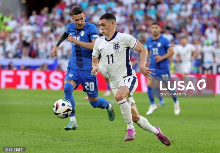 Euro2024: Inglaterra vs Eslovénia