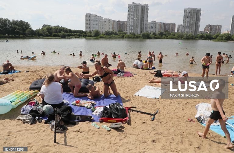 Rússia: Calor em Moscovo