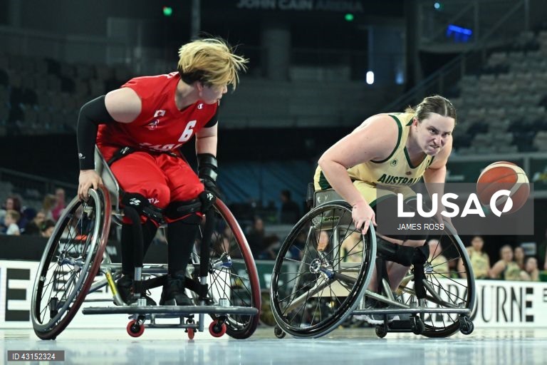 Basquete em cadeira de rodas feminino - Austrália vs Japão
