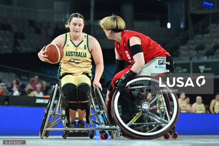 Basquete em cadeira de rodas feminino - Austrália vs Japão