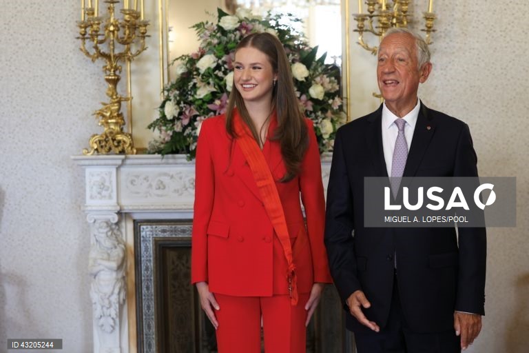 Lisboa: Princesa das Astúrias, Leonor, visita Portugal.